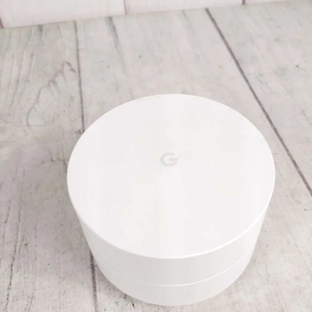 DENTED BUTTON - Google Mesh Wifi Router NLS-1304-25 - NO Power Cord - TESTED